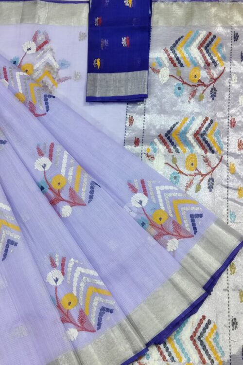 PURE ZARIKOTA HANDLOOM BUTA SAREE WITH BLOUSE B1287