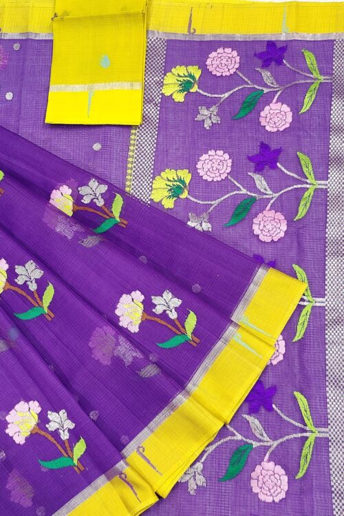 PURE ZARIKOTA HANDLOOM BUTA SAREE WITH BLOUSE B1289