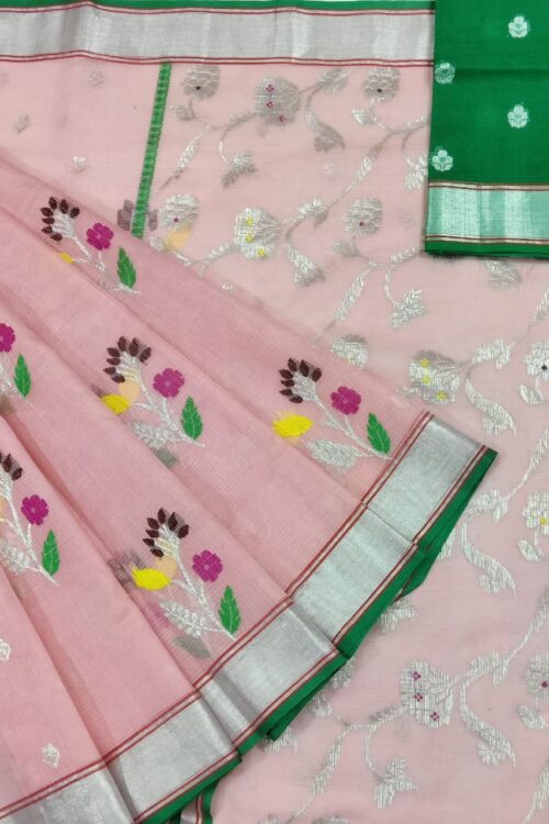PURE ZARIKOTA HANDLOOM BUTA SAREE WITH BLOUSE B1305