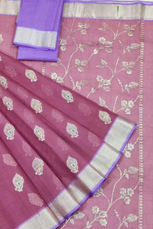 PURE ZARIKOTA HANDLOOM BUTA SAREE WITH BLOUSE B1308