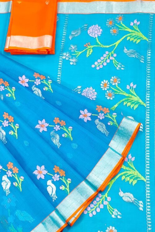 PURE ZARIKOTA HANDLOOM BUTA SAREE WITH BLOUSE B1311