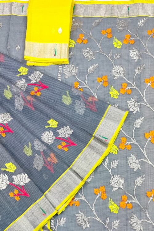 PURE ZARIKOTA HANDLOOM BUTA SAREE WITH BLOUSE B1312