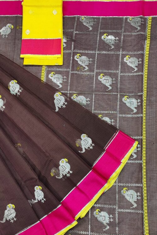 PURE ZARIKOTA HANDLOOM BUTA SAREE WITH BLOUSE B1318