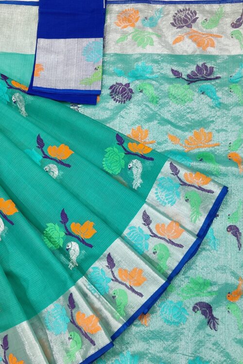 PURE ZARIKOTA HANDLOOM BUTA SAREE WITH BLOUSE B1320