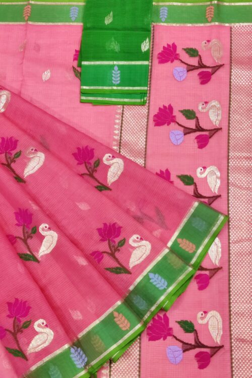 PURE ZARIKOTA HANDLOOM BUTA SAREE WITH BLOUSE B1324