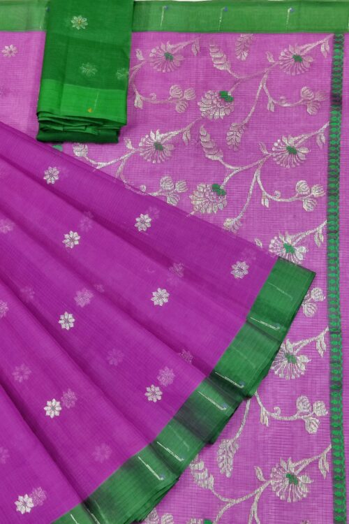 PURE ZARIKOTA HANDLOOM BUTA SAREE WITH BLOUSE B1325