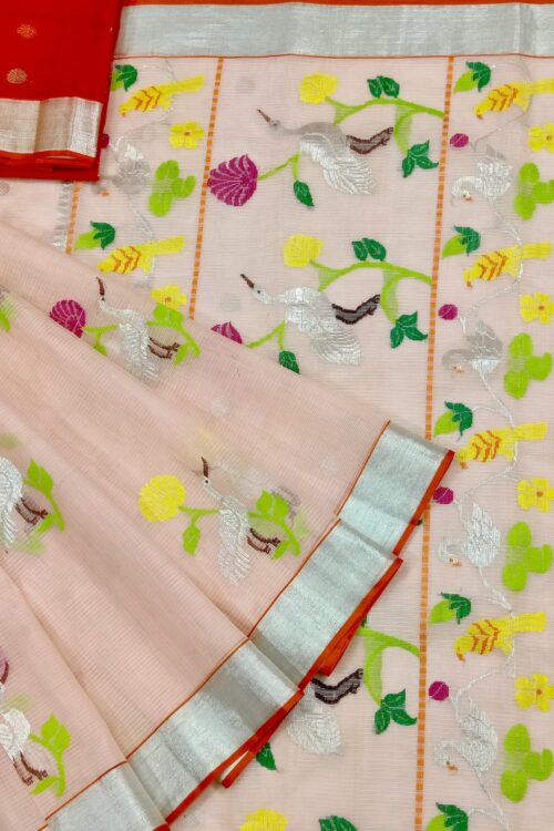 PURE ZARIKOTA HANDLOOM BUTA SAREE WITH BLOUSE B1335