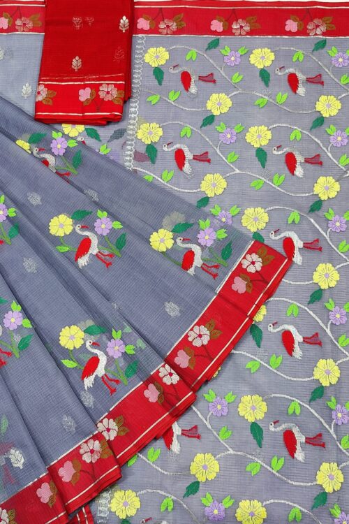 PURE ZARIKOTA HANDLOOM BUTA SAREE WITH BLOUSE B1370