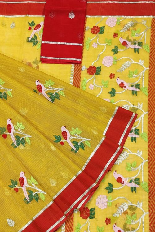 PURE ZARIKOTA HANDLOOM BUTA SAREE WITH BLOUSE B1349
