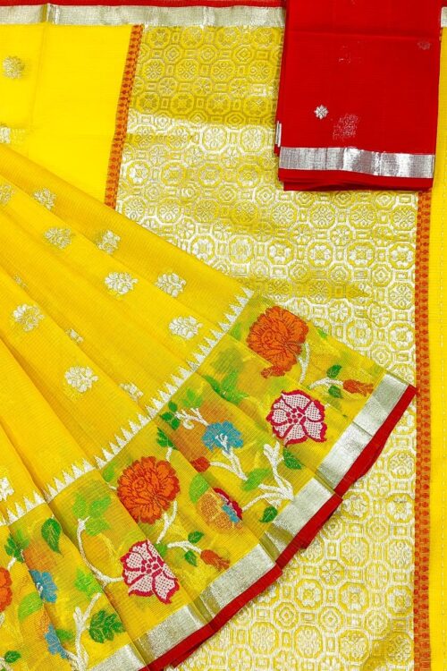 PURE SKIRT DESIGN ZARIKOTA HANDLOOM SAREE S-207