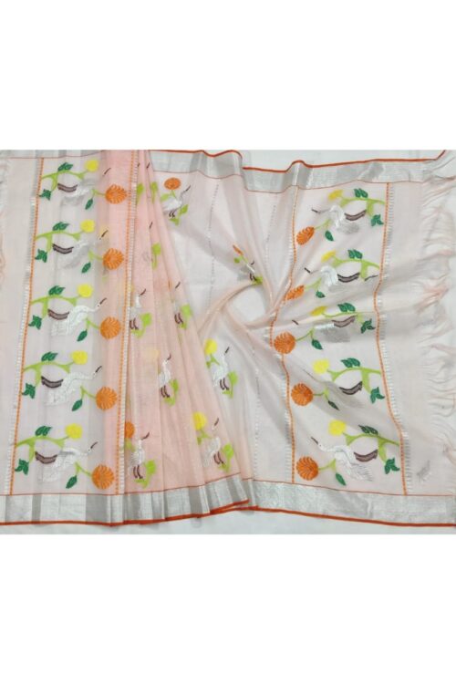 PURE BUTTIS ZARIKOTA HANDLOOM DUPATTA D-152