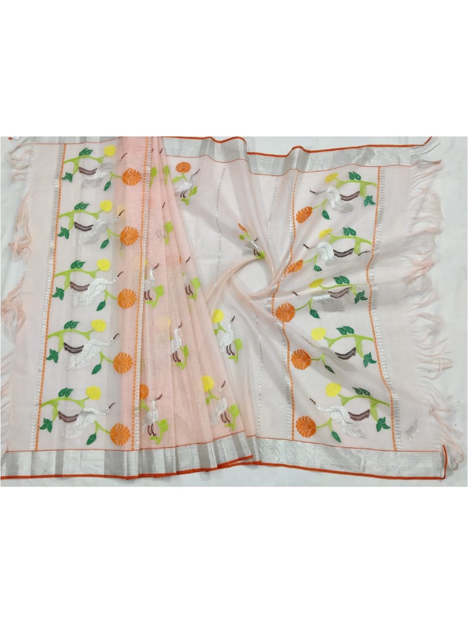 PURE BUTTIS ZARIKOTA HANDLOOM DUPATTA D-152