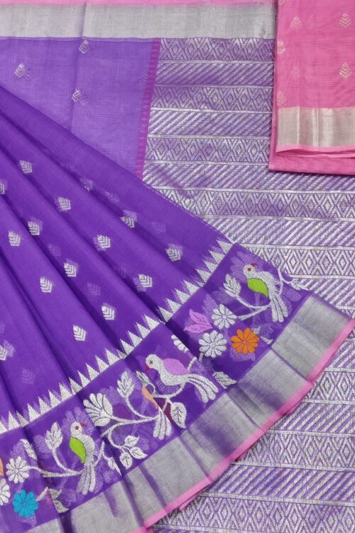 PURE SKIRT DESIGN ZARIKOTA HANDLOOM SAREE S-211