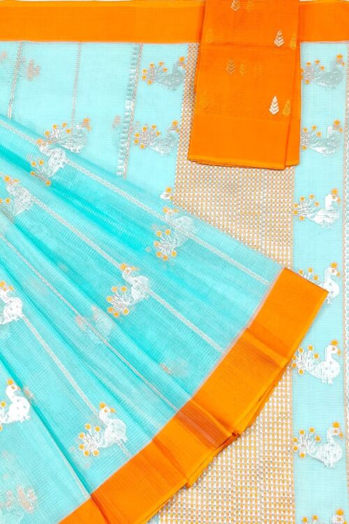 PURE ZARIKOTA HANDLOOM BUTA SAREE WITH BLOUSE B1368