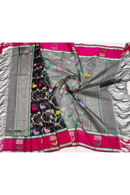 PURE ALL OVER JALL ZARIKOTA HANDLOOM DUPATTA D-180