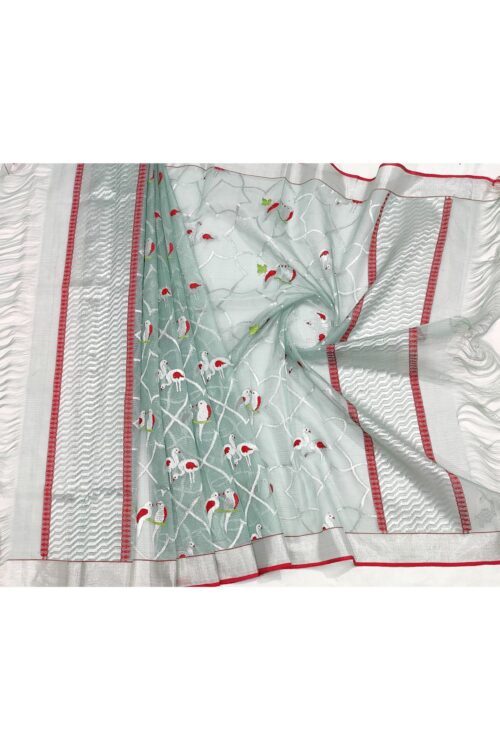 PURE ALL OVER JALL ZARIKOTA HANDLOOM DUPATTA D-170