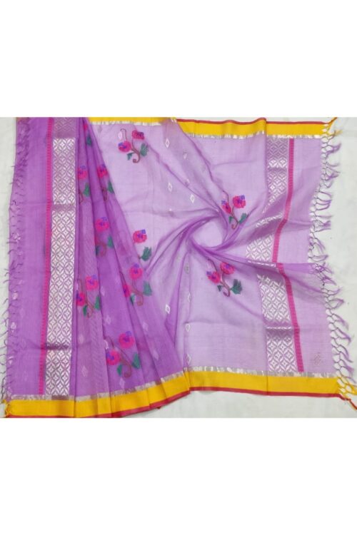 PURE BUTTIS ZARIKOTA HANDLOOM DUPATTA D-168