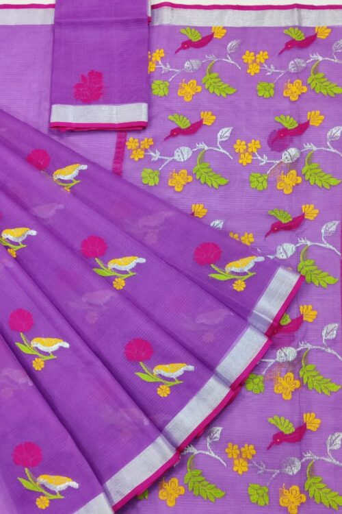 PURE ZARIKOTA HANDLOOM BUTA SAREE WITH BLOUSE B1377