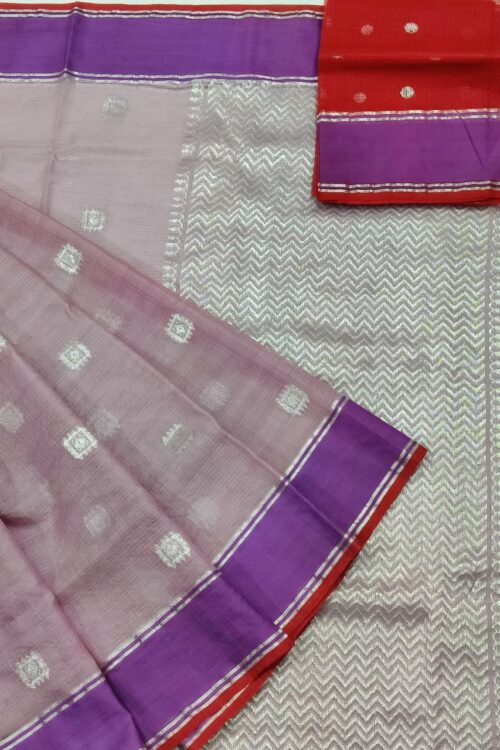 PURE ZARIKOTA HANDLOOM BUTA SAREE WITH BLOUSE B1373