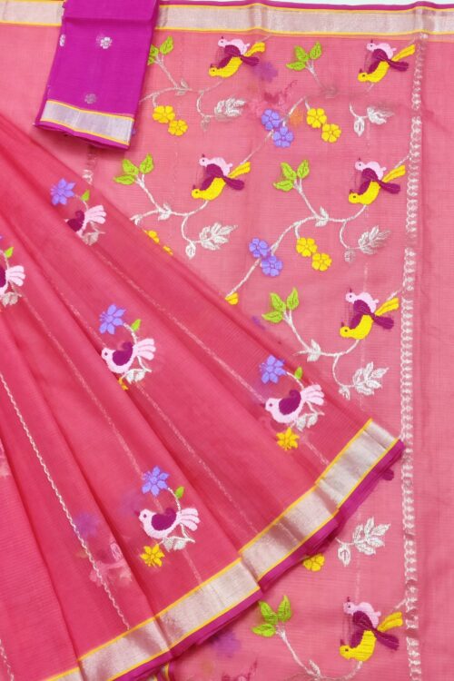 PURE ZARIKOTA HANDLOOM BUTA SAREE WITH BLOUSE B1386