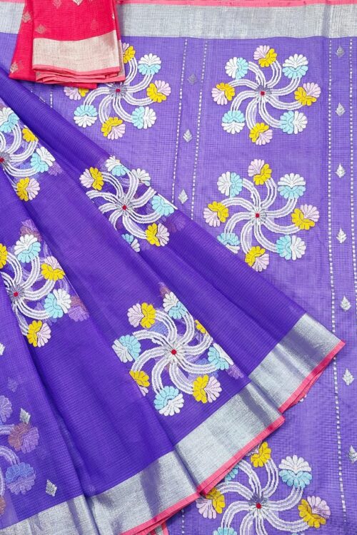 PURE ZARIKOTA HANDLOOM BUTA SAREE WITH BLOUSE B1385