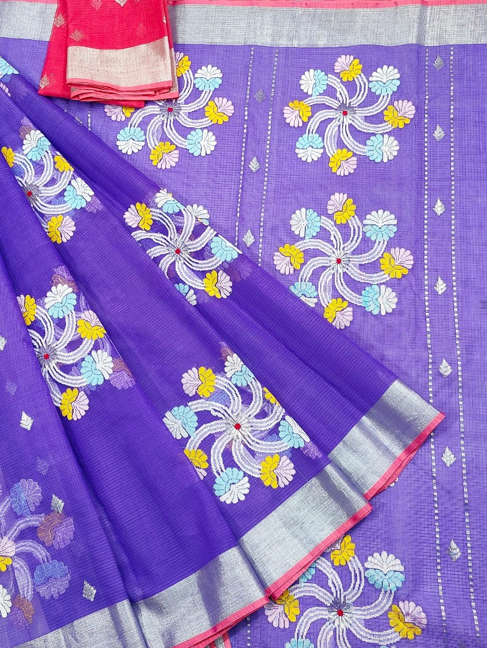 PURE ZARIKOTA HANDLOOM BUTA SAREE WITH BLOUSE B1385