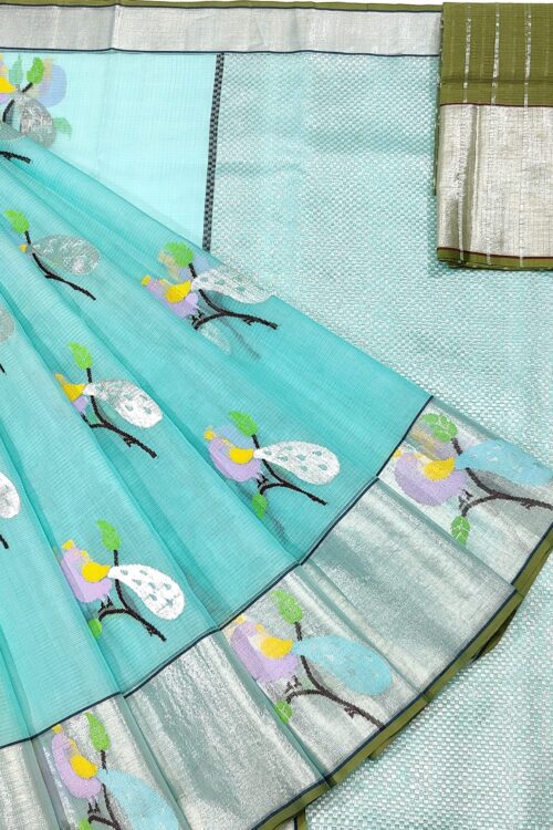 PURE ZARIKOTA HANDLOOM BUTA SAREE WITH BLOUSE B1388