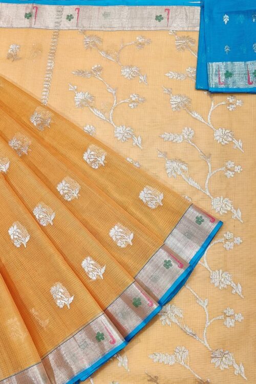 PURE ZARIKOTA HANDLOOM BUTA SAREE WITH BLOUSE B1394