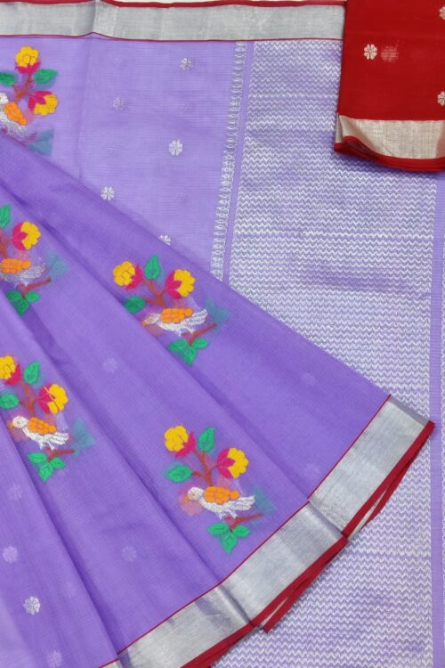 PURE ZARIKOTA HANDLOOM BUTA SAREE WITH BLOUSE B1392