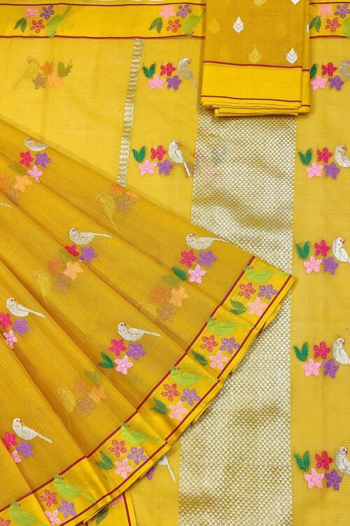 PURE ZARIKOTA HANDLOOM BUTA SAREE WITH BLOUSE B1403