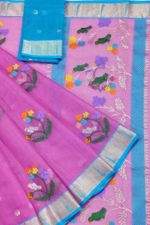 PURE ZARIKOTA HANDLOOM BUTA SAREE WITH BLOUSE B1406