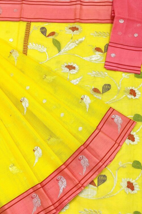 PURE ZARIKOTA HANDLOOM BUTA SAREE WITH BLOUSE B1411