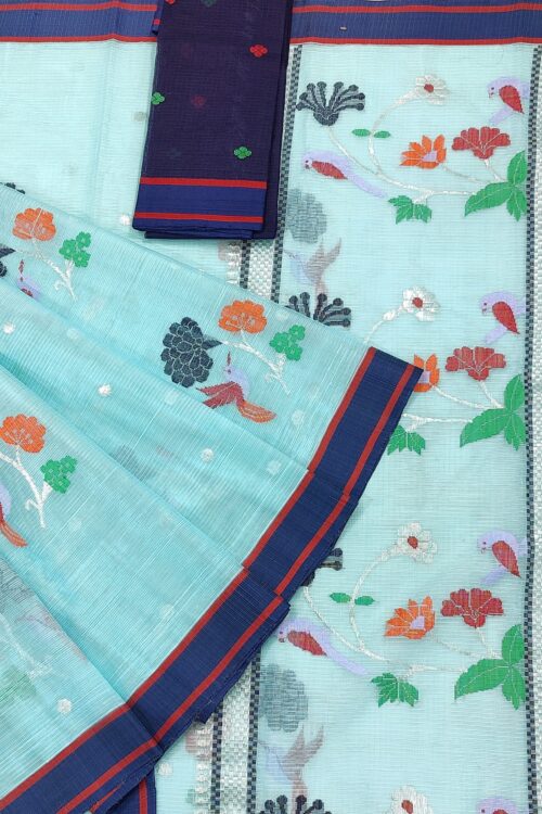 PURE ZARIKOTA HANDLOOM BUTA SAREE WITH BLOUSE B1410