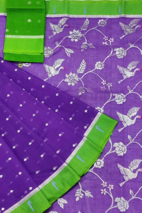 PURE ZARIKOTA HANDLOOM BUTA SAREE WITH BLOUSE B1418