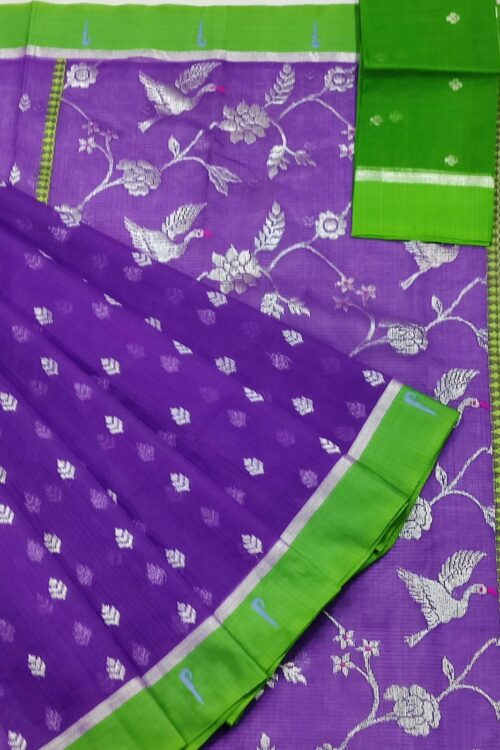 PURE ZARIKOTA HANDLOOM BUTA SAREE WITH BLOUSE B1414