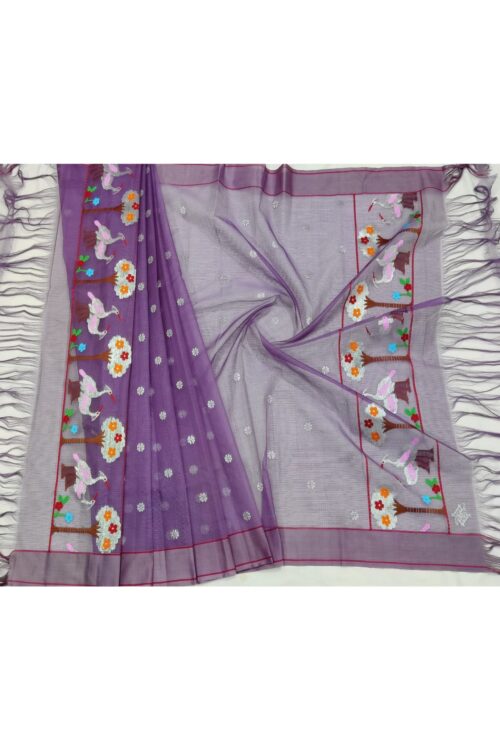 PURE BUTTIS ZARIKOTA HANDLOOM DUPATTA D-196
