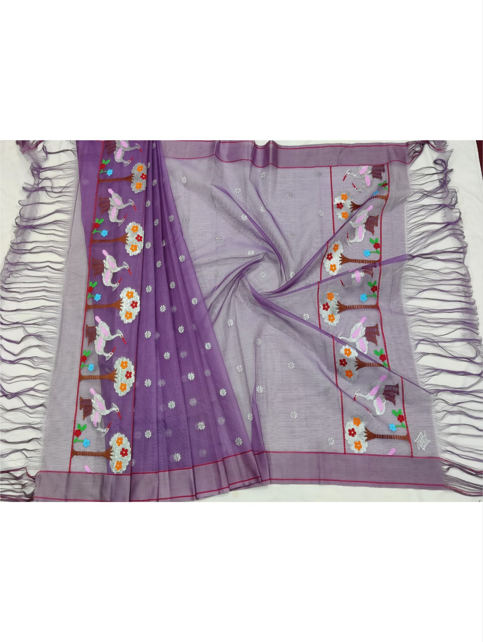 PURE BUTTIS ZARIKOTA HANDLOOM DUPATTA D-196