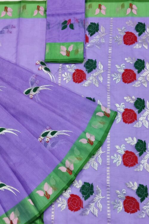 PURE ZARIKOTA HANDLOOM BUTA SAREE WITH BLOUSE B1419