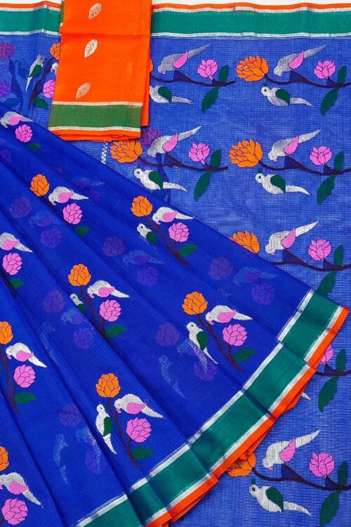 PURE ZARIKOTA HANDLOOM BUTA SAREE WITH BLOUSE B1422