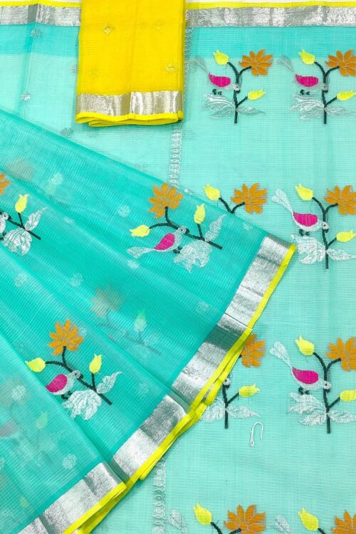 PURE ZARIKOTA HANDLOOM BUTA SAREE WITH BLOUSE B1427