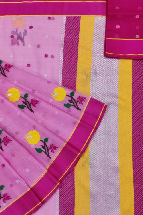 PURE ZARIKOTA HANDLOOM BUTA SAREE WITH BLOUSE B1433