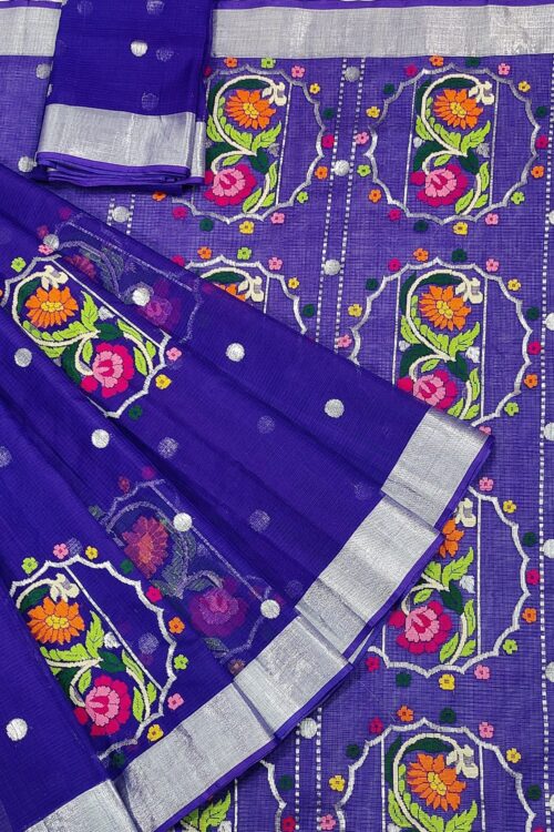 PURE ZARIKOTA HANDLOOM BUTA SAREE WITH BLOUSE B1434