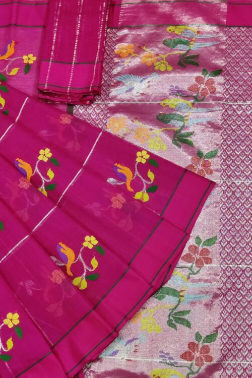 PURE ZARIKOTA HANDLOOM BUTA SAREE WITH BLOUSE B1439