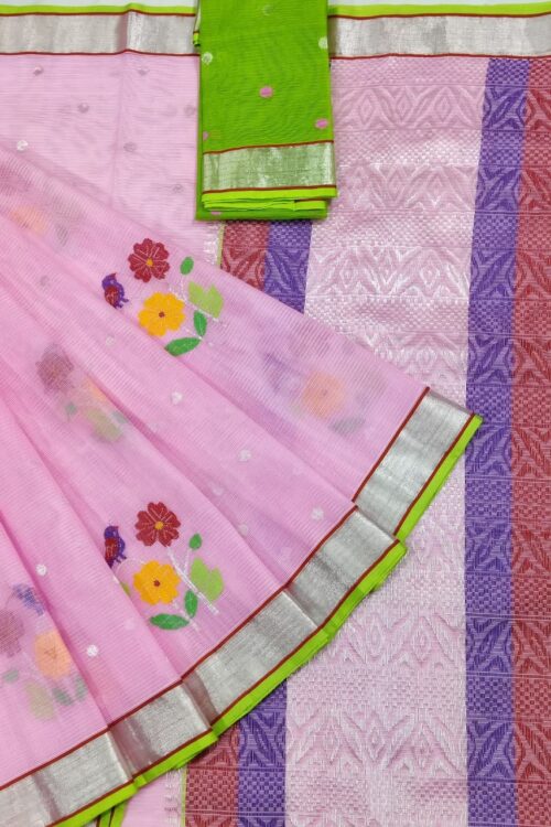 PURE ZARIKOTA HANDLOOM BUTA SAREE WITH BLOUSE B1452