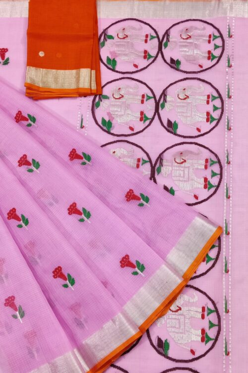 PURE ZARIKOTA HANDLOOM BUTA SAREE WITH BLOUSE B1457