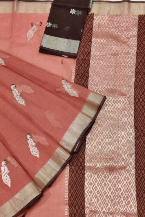 PURE ZARIKOTA HANDLOOM BUTA SAREE WITH BLOUSE B1525
