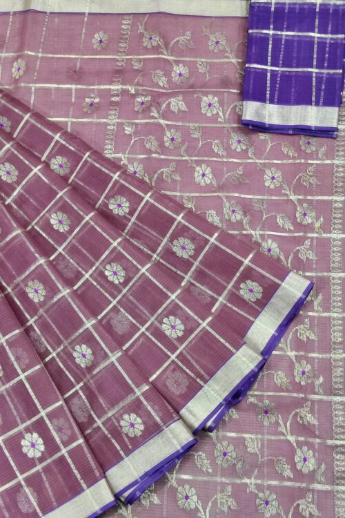 PURE ZARIKOTA HANDLOOM BUTA SAREE WITH BLOUSE B1550