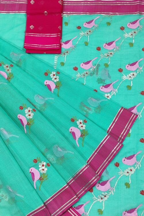 PURE ZARIKOTA HANDLOOM BUTA SAREE WITH BLOUSE B1530