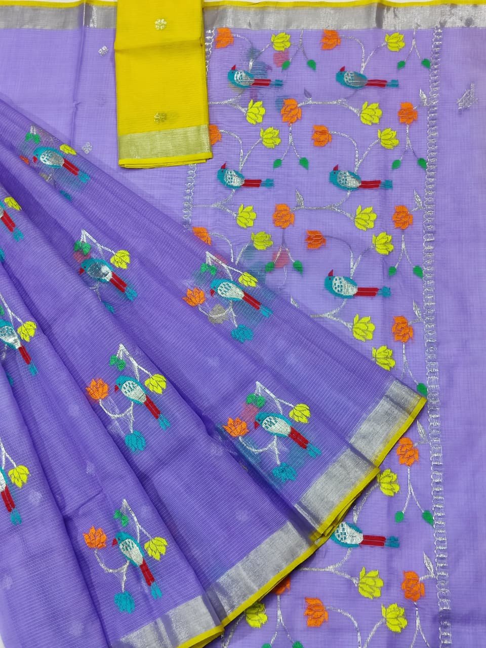 PURE ZARIKOTA HANDLOOM BUTA SAREE WITH BLOUSE B1533