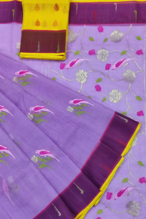 PURE ZARIKOTA HANDLOOM BUTA SAREE WITH BLOUSE B1464